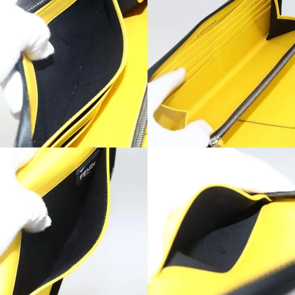 Fendi Zucca Long Wallet Black